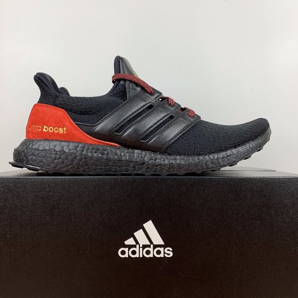 ultra boost dna black red
